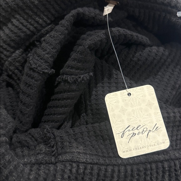 NWT FREE PEOPLE Monty Midi Dress / Washed Black Small Grunge 90s Witchy Monty - Picture 14 of 14